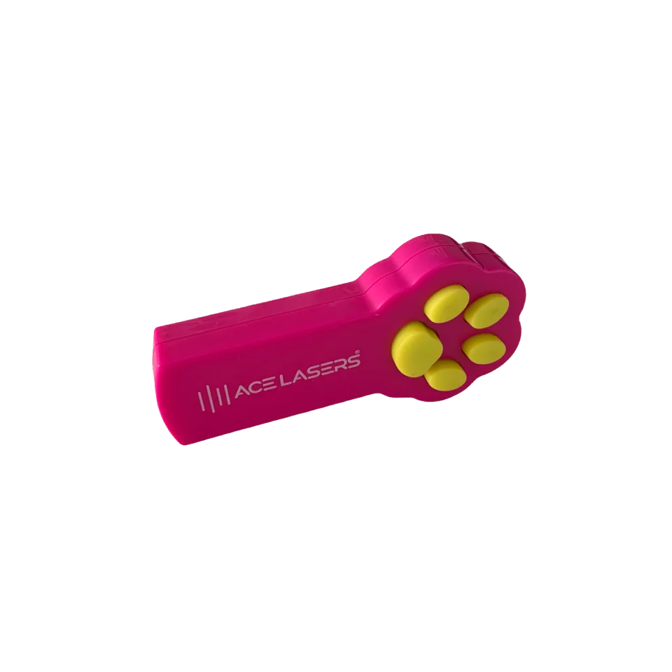 Laser à point rouge rose ACE Lasers pour jouer avec un chat ou un chien