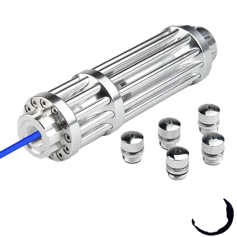 Laser violet professionnel VEX-1000 Pro avec faisceau laser et embouts à motifs