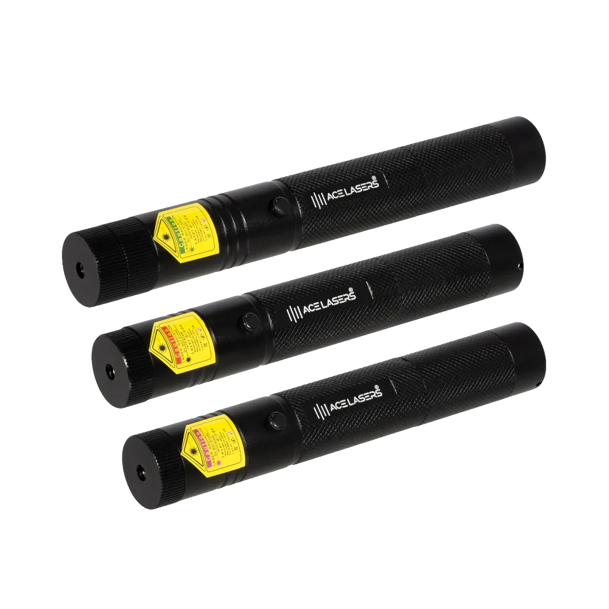 Lot de 3 lasers puissants ACE Lasers AGP-1 Pro vert, ARP-1 Pro rouge, AVP-1 Pro violet