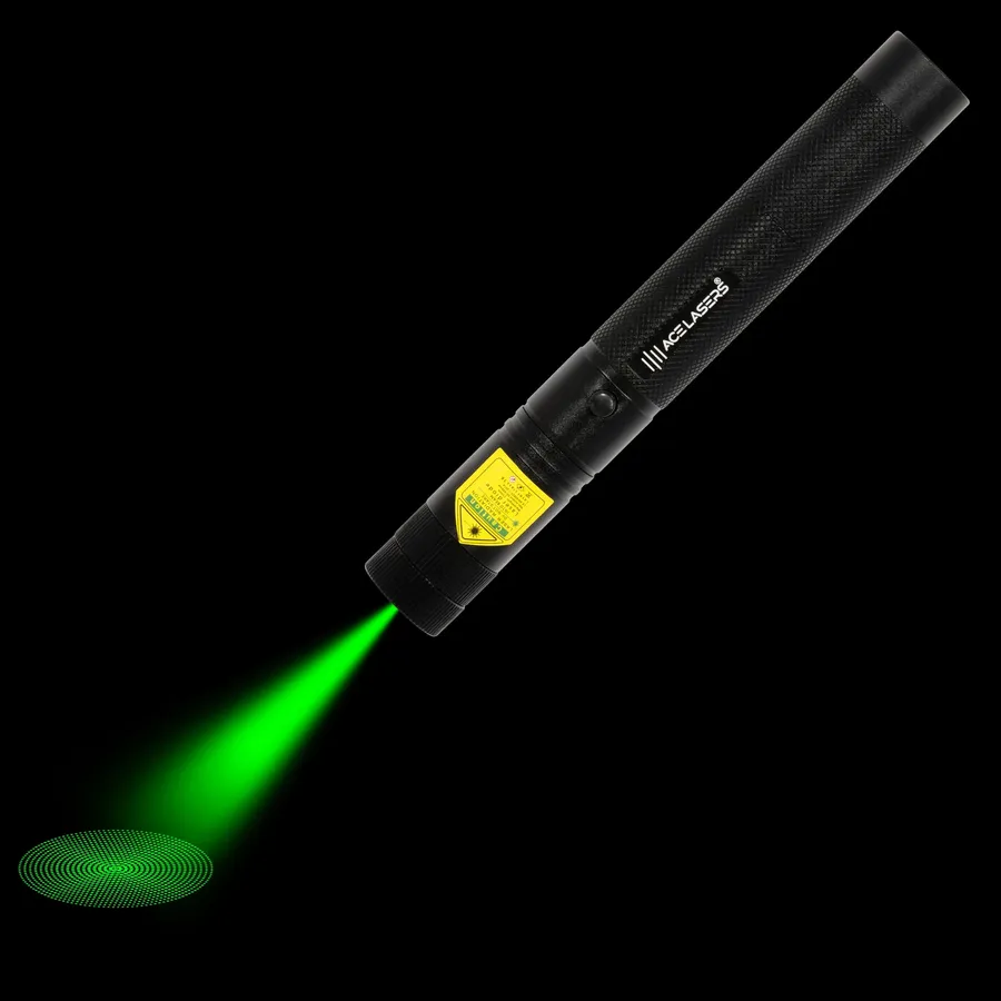 Laser vert AGP-1 Pro avec faisceau laser visible dans l’obscurité