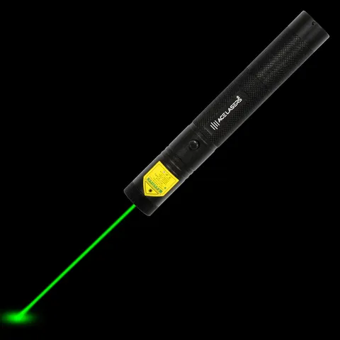 Pointeur laser vert puissant AGP-3 Pro avec faisceau laser visible dans l’obscurité